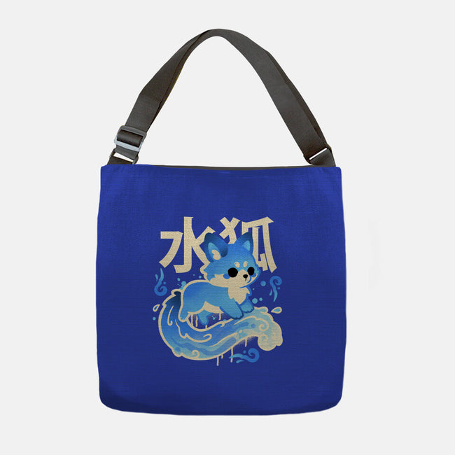 Water Kitsune-None-Adjustable Tote-Bag-NemiMakeit