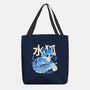 Water Kitsune-None-Basic Tote-Bag-NemiMakeit