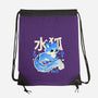 Water Kitsune-None-Drawstring-Bag-NemiMakeit