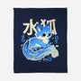 Water Kitsune-None-Fleece-Blanket-NemiMakeit
