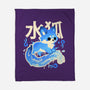 Water Kitsune-None-Fleece-Blanket-NemiMakeit