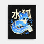 Water Kitsune-None-Stretched-Canvas-NemiMakeit