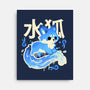 Water Kitsune-None-Stretched-Canvas-NemiMakeit