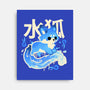 Water Kitsune-None-Stretched-Canvas-NemiMakeit