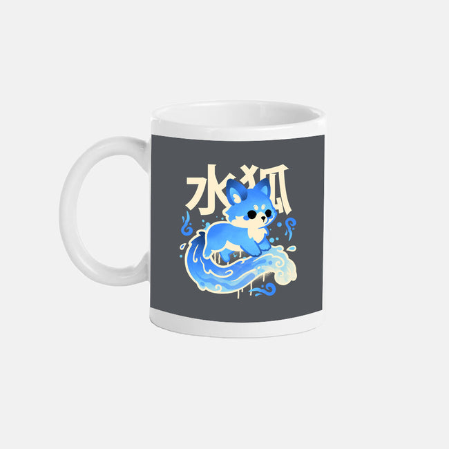 Water Kitsune-None-Mug-Drinkware-NemiMakeit