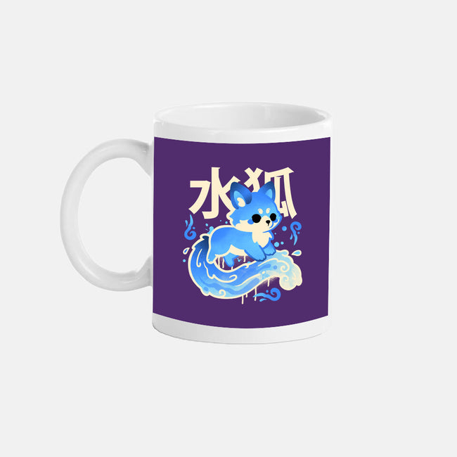 Water Kitsune-None-Mug-Drinkware-NemiMakeit