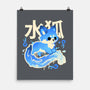 Water Kitsune-None-Matte-Poster-NemiMakeit
