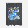 Water Kitsune-None-Polyester-Shower Curtain-NemiMakeit