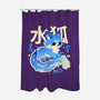 Water Kitsune-None-Polyester-Shower Curtain-NemiMakeit