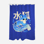 Water Kitsune-None-Polyester-Shower Curtain-NemiMakeit