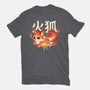 Fire Kitsune-Unisex-Basic-Tee-NemiMakeit