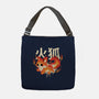 Fire Kitsune-None-Adjustable Tote-Bag-NemiMakeit