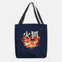 Fire Kitsune-None-Basic Tote-Bag-NemiMakeit