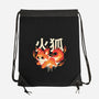 Fire Kitsune-None-Drawstring-Bag-NemiMakeit