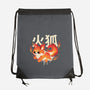 Fire Kitsune-None-Drawstring-Bag-NemiMakeit