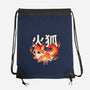 Fire Kitsune-None-Drawstring-Bag-NemiMakeit