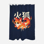 Fire Kitsune-None-Polyester-Shower Curtain-NemiMakeit
