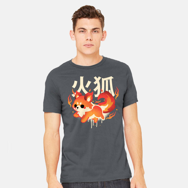 Fire Kitsune-Mens-Heavyweight-Tee-NemiMakeit