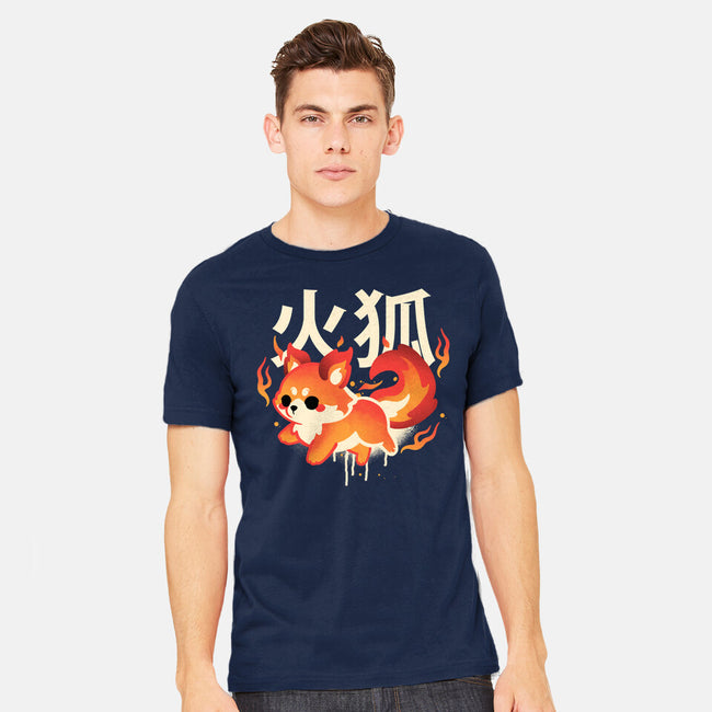 Fire Kitsune-Mens-Heavyweight-Tee-NemiMakeit