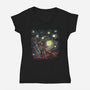 Starry Dead-Womens-V-Neck-Tee-zascanauta