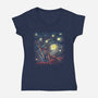 Starry Dead-Womens-V-Neck-Tee-zascanauta