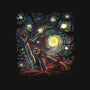 Starry Dead-Womens-Fitted-Tee-zascanauta