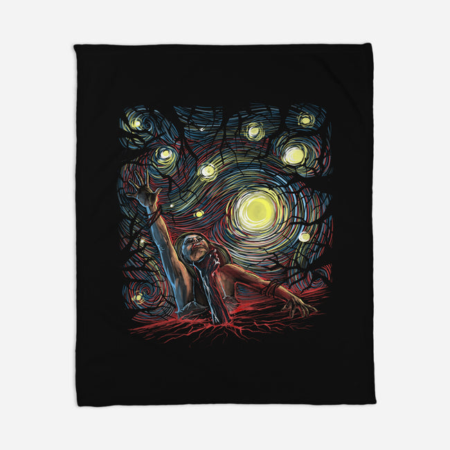 Starry Dead-None-Fleece-Blanket-zascanauta