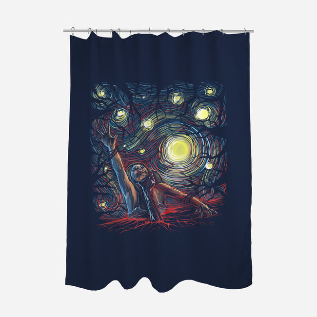 Starry Dead-None-Polyester-Shower Curtain-zascanauta