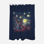 Starry Dead-None-Polyester-Shower Curtain-zascanauta