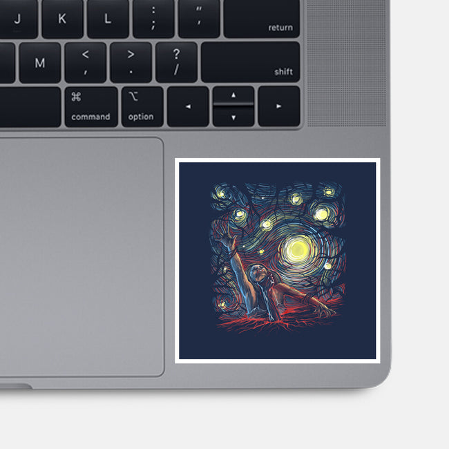 Starry Dead-None-Glossy-Sticker-zascanauta