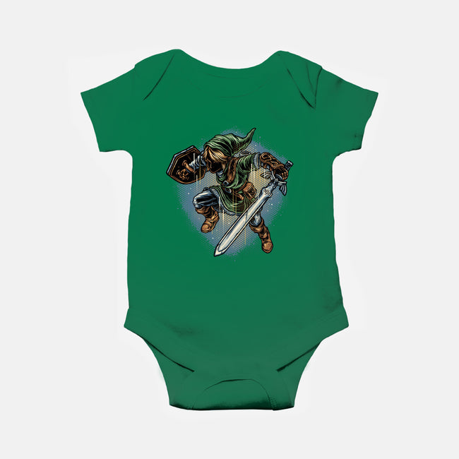 Destiny Of The Chosen One-Baby-Basic-Onesie-glitchygorilla