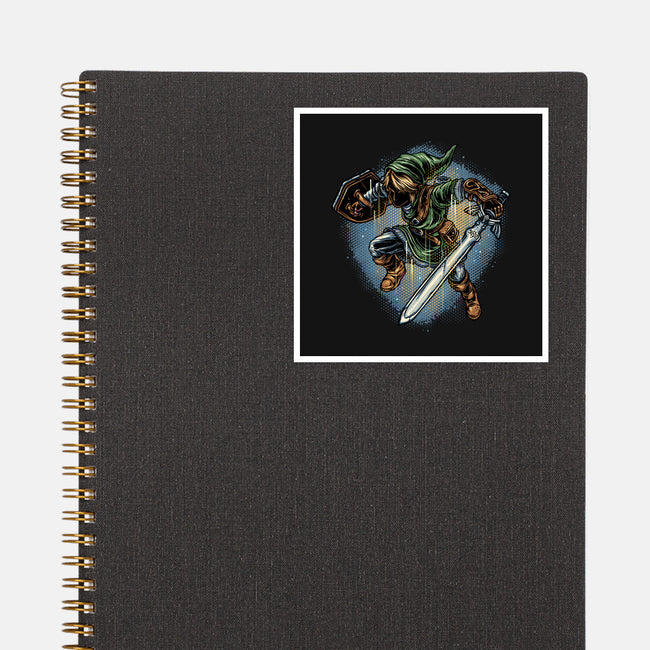 Destiny Of The Chosen One-None-Glossy-Sticker-glitchygorilla