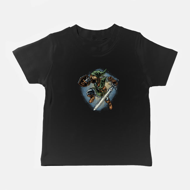 Destiny Of The Chosen One-Baby-Basic-Tee-glitchygorilla