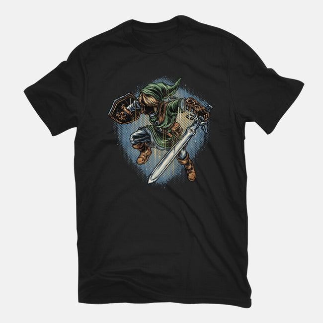 Destiny Of The Chosen One-Mens-Heavyweight-Tee-glitchygorilla