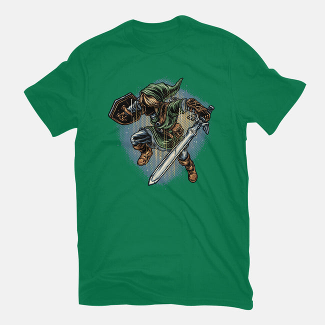 Destiny Of The Chosen One-Mens-Basic-Tee-glitchygorilla