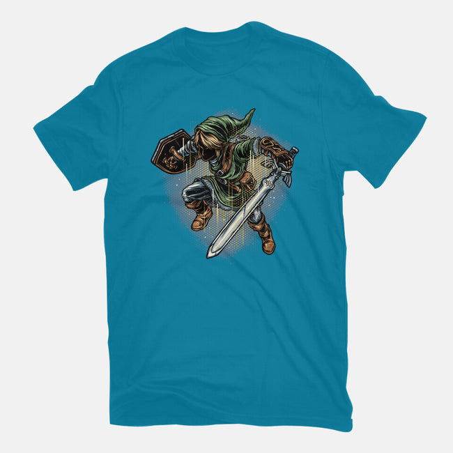 Destiny Of The Chosen One-Mens-Basic-Tee-glitchygorilla