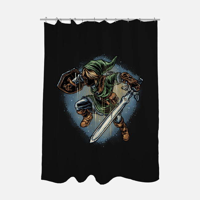 Destiny Of The Chosen One-None-Polyester-Shower Curtain-glitchygorilla