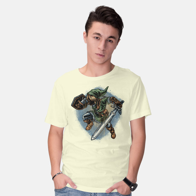 Destiny Of The Chosen One-Mens-Basic-Tee-glitchygorilla