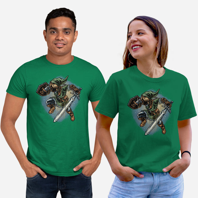 Destiny Of The Chosen One-Unisex-Basic-Tee-glitchygorilla