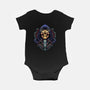 Dark Power Of The Universe-Baby-Basic-Onesie-glitchygorilla
