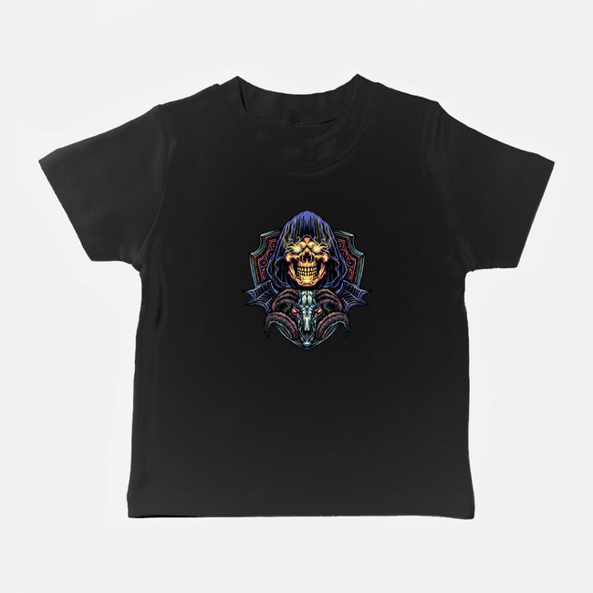 Dark Power Of The Universe-Baby-Basic-Tee-glitchygorilla