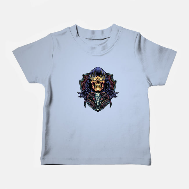 Dark Power Of The Universe-Baby-Basic-Tee-glitchygorilla
