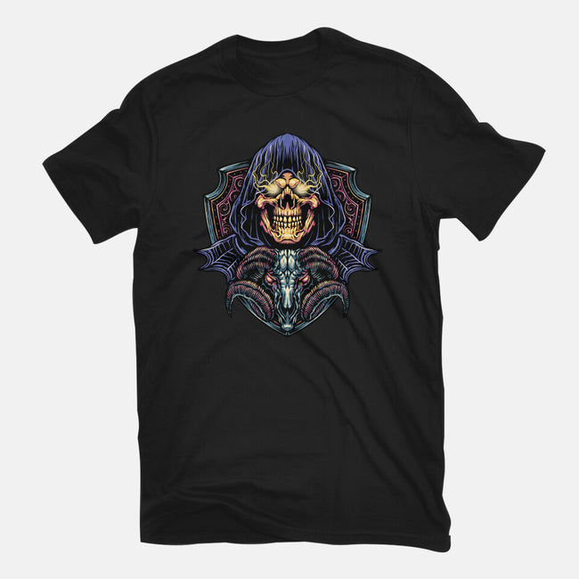 Dark Power Of The Universe-Womens-Fitted-Tee-glitchygorilla