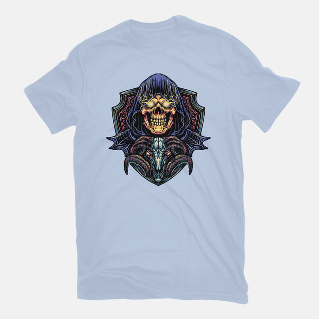 Dark Power Of The Universe-Womens-Fitted-Tee-glitchygorilla