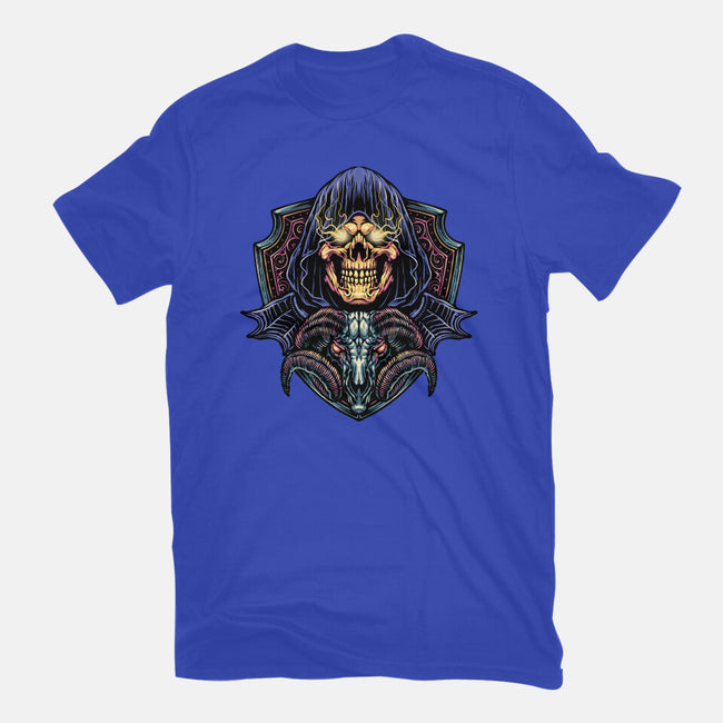 Dark Power Of The Universe-Womens-Basic-Tee-glitchygorilla