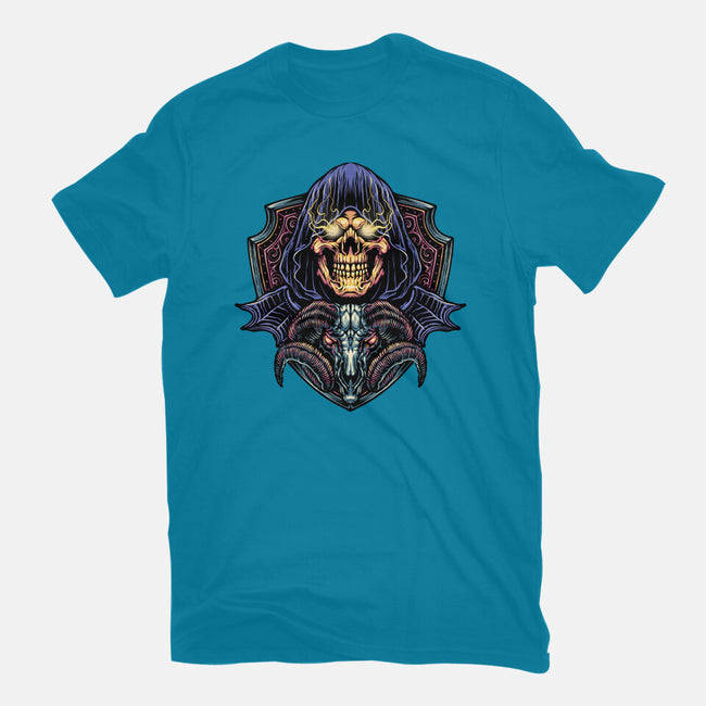 Dark Power Of The Universe-Mens-Heavyweight-Tee-glitchygorilla
