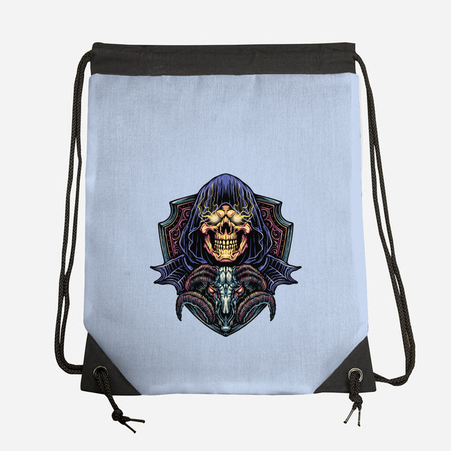 Dark Power Of The Universe-None-Drawstring-Bag-glitchygorilla