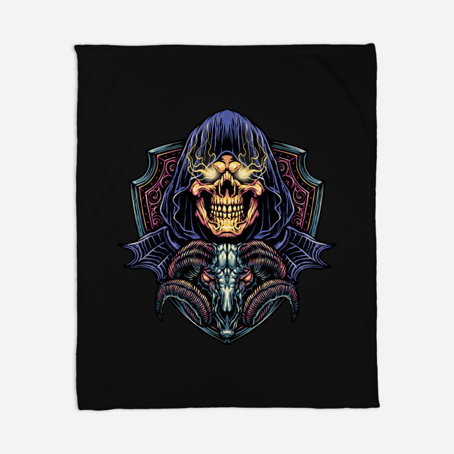 Dark Power Of The Universe-None-Fleece-Blanket-glitchygorilla