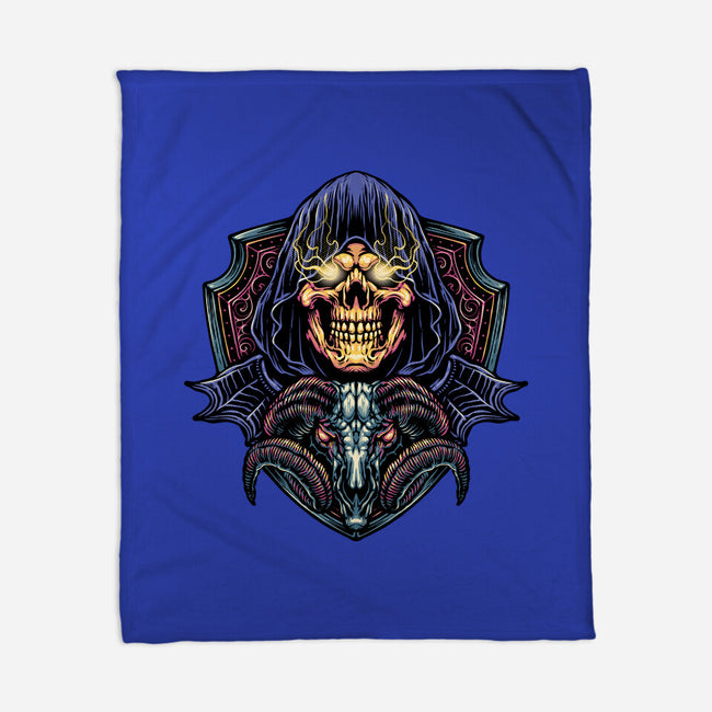 Dark Power Of The Universe-None-Fleece-Blanket-glitchygorilla