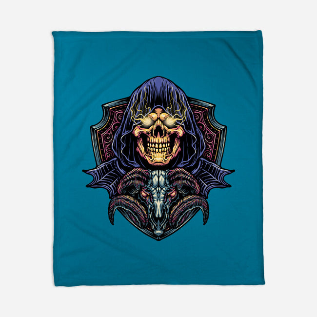 Dark Power Of The Universe-None-Fleece-Blanket-glitchygorilla
